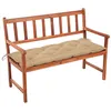 Image de vidaXL Banc de jardin avec coussin 120 cm Bois d'acacia massif