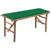 Image de vidaXL Tuinbank inklapbaar met kussen 118 cm bamboe3063854