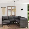 Image de Salon de jardin modulable VIDAXL polyethylene 6 personnes 6 pieces