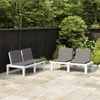 Image de Salon de jardin vidaxl resine 4 personnes 2 pieces
