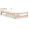 Image de Cadre de lit sans matelas bois massif de pin 100x200 cm