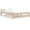 Image de Cadre de lit sans matelas bois massif de pin 160x200 cm