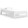 Image de vidaXL Bedframe massief grenenhout wit 100x200 cm321999