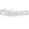 Image de vidaXL Bedframe massief grenenhout wit 200x200 cm322004