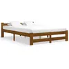 Image de vidaXL Bedframe massief grenenhout honingbruin 160x200 cm322009