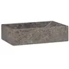 Image de Lavabo 45x30x12 cm marbre gris brillant