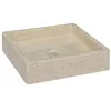 Image de Lavabo Crème 40x40x10 cm Marbre