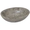 Image de vidaXL Gootsteen 53x40x15 cm marmer grijs149173