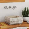 Image de Lavabo Crème 30x30x13 cm Marbre