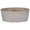 Image de Lavabo Gris en Marbre - VIDAXL - Ø40x15 cm - Fait Main - Robuste et Facile à Nettoyer