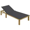 Image de vidaXL Ligbed met antracietkleurig kussen geïmpregneerd grenenhout3065819