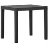 Image de Table de jardin Gris 79x65x72 cm Plastique