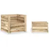Image de vidaXL 2-delige Loungeset pallet geïmpregneerd grenenhout316204