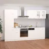 Image de vidaXL 8-delige Keukenkastenset bewerkt hout wit3067639