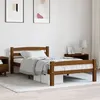 Image de Cadre de lit sans matelas Marron miel Bois pin massif 90x200 cm