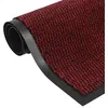 Image de vidaXL Deurmat getuft 60x150 cm rood326954
