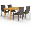 Image de vidaXL 5-delige Tuinset bruin3067783