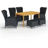 Image de vidaXL Ensemble de Salle à Manger de Jardin 7 pcs Mobilier à Dîner de Patio Salon de Jardin Table et Chaises de Repas 3067844