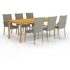 Image de vidaXL 7-delige Tuinset grijs3067879