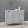 Image de vidaXL Buffet gris béton 90x30x72 cm bois d'ingénierie326817