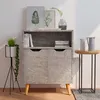 Image de vidaXL Buffet gris béton 60x30x72 cm bois d'ingénierie326826