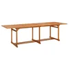 Image de Table à dîner de jardin 280x90x75 cm Bois d acacia massif