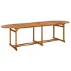 Image de Table à dîner de jardin 280x90x75 cm Bois d acacia massif