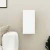 Image de Meuble TV Blanc 30,5x30x60 cm Bois d'ingénierie