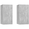 Image de meuble tv panneau et derivés de bois 30x30x60 gris beton, gris