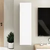 Image de Meuble TV Blanc 30,5x30x110 cm Bois d'ingénierie