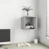 Image de vidaXL Armoire Murale, Meuble de Rangement Suspendu, Armoire Flottante Salon Salle de Séjour Maison Intérieur, Gris Béton Bois d’Ingénierie