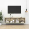 Image de vidaXL Tv-wandmeubel 37x37x142,5 cm bewerkt hout sonoma eikenkleurig805492