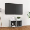 Image de vidaXL Tv-meubel 72x35x36,5 cm bewerkt hout betongrijs805529