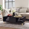 Image de vidaXL Salontafel 103,5x60x35 cm bewerkt hout grijs806015