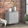 Image de Buffet gris béton 60x35x70 cm bois d ingénierie