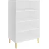 Image de vidaXL Buffet Blanc 57x35x90 cm Aggloméré