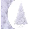Image de vidaXL Kunstkerstboom met standaard half 210 cm PVC groen328420