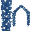 Image de vidaXL Guirlande de Noël avec Lumières LED Guirlande Artificielle Décoration de Guirlande Ornement Jardin Arrière-cour 329192