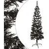 Image de vidaXL Kerstboom smal 150 cm zwart329218