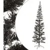 Image de vidaXL Kerstboom smal 240 cm zwart329221