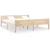 Image de Cadre de lit sans matelas bois massif de pin 180x200 cm