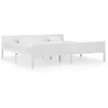 Image de vidaXL Bedframe massief grenenhout wit 200x200 cm322109