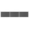 Image de vidaXL Schuttingpanelenset 526x105 cm HKC zwart 3070448