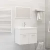 Image de Ensemble de meubles de salle de bain Blanc Aggloméré