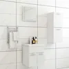 Image de Ensemble de meubles de salle de bain Blanc Aggloméré