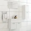 Image de Ensemble de meubles de salle de bain Blanc Bois d ingénierie