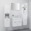 Image de Ensemble de meubles de salle de bain Blanc Aggloméré