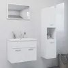 Image de Ensemble de meubles de salle de bain Blanc Aggloméré