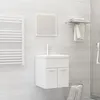 Image de Ensemble de meubles de salle de bain Blanc Aggloméré