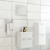 Image de Ensemble de meubles de salle de bain Blanc Aggloméré